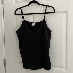 Black V Neck Cami